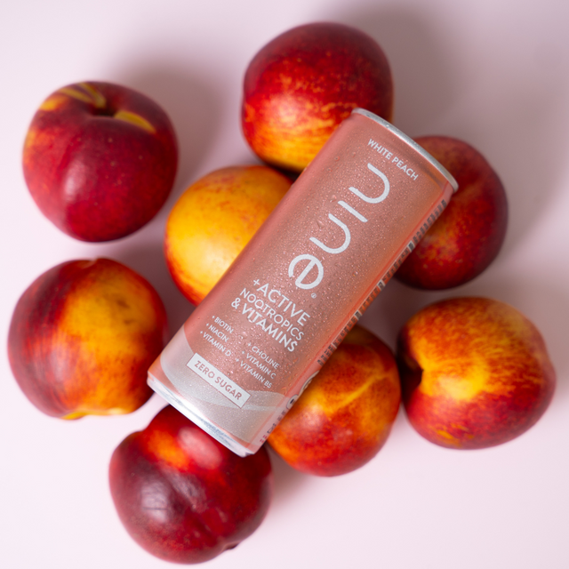 4 × WHITE PEACH